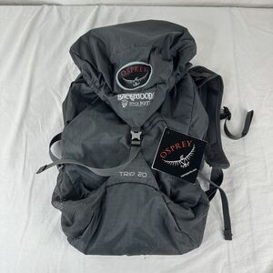 osprey trip 20 backpack, 20 Liter, One Size, Charcoal Grey, New With Tags, H2O